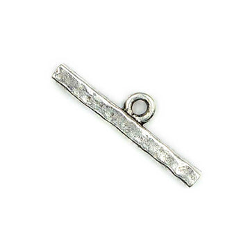 Contemporary Toggle Bar- Antique Silver