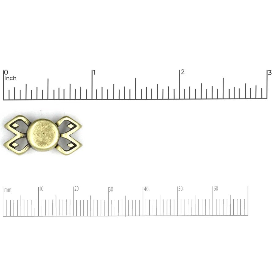 Cymbal Fylakopi II GemDuo Magnetic Clasp- 24kt Gold Plate