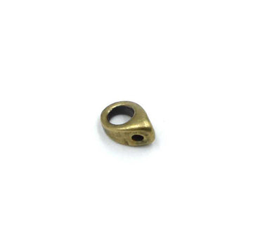 Cymbal Kolympos SuperDuo Bead Ending- Antique Brass