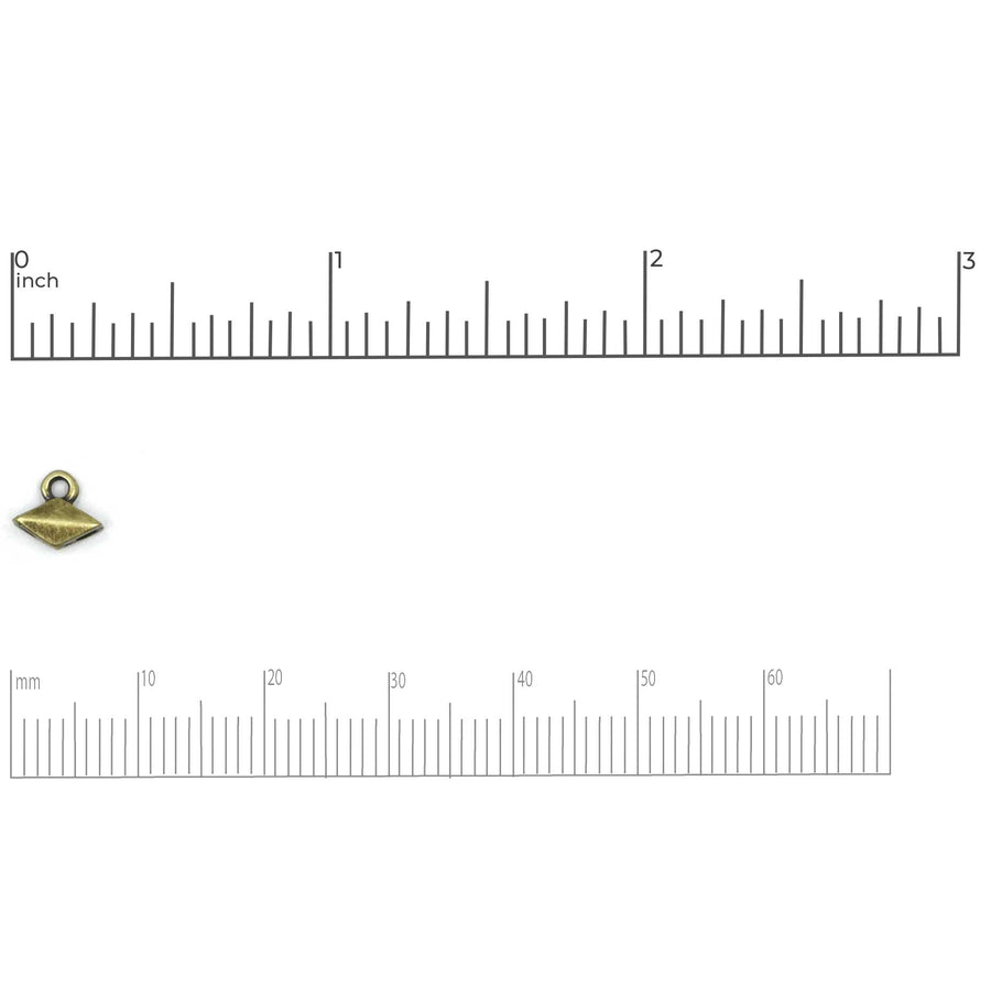 Cymbal Komia GemDuo Bead Ending- Antique Silver