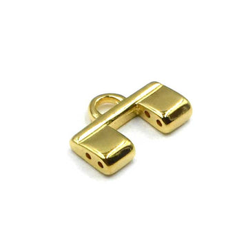 Cymbal Piperi II Tila Bead Ending- 24kt Gold Plate