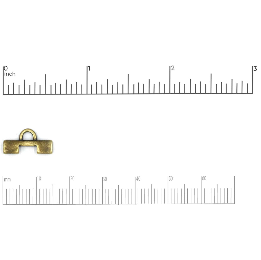 Cymbal Soros II Tila Bead Ending- 24kt Gold Plate