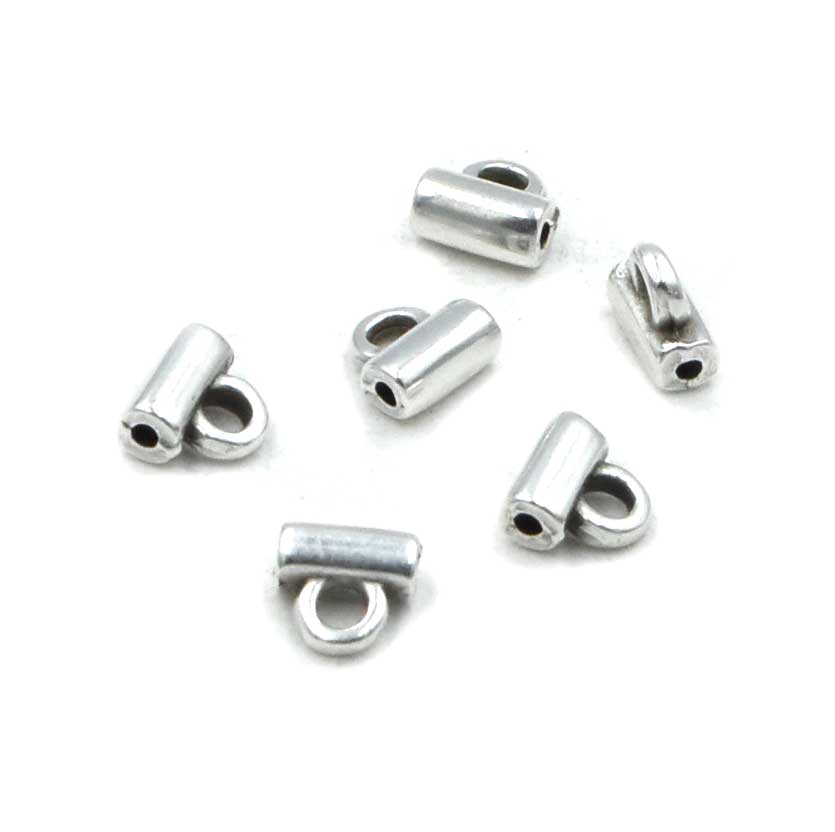 Cymbal Soros Tila Bead Ending- Antique Silver