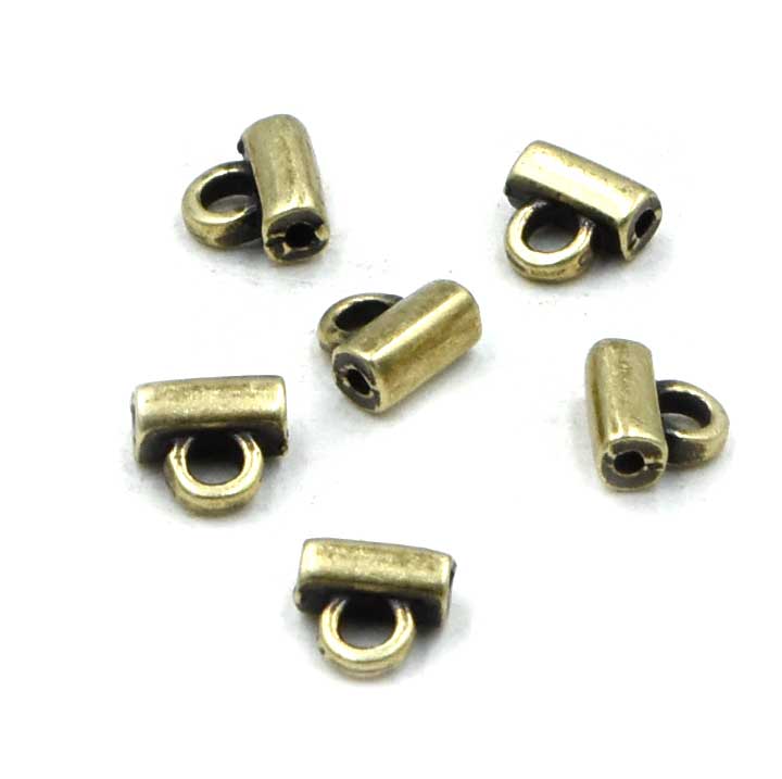 Cymbal Soros Tila Bead Ending- Antique Brass