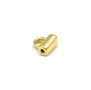 Cymbal Soros Tila Bead Ending- 24kt Gold Plate