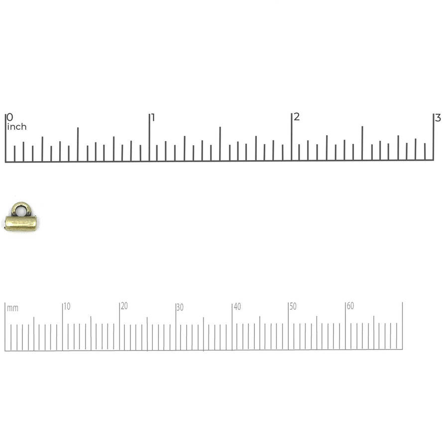 Cymbal Soros Tila Bead Ending- 24kt Gold Plate