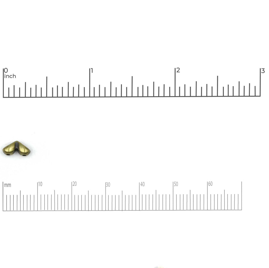 Cymbal Mitakas GemDuo Side Beads- Antique Silver