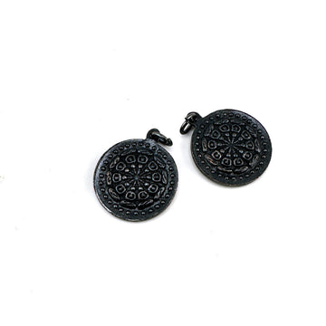 Dharma Wheel- Bronze Black