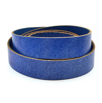 Distressed Denim- 20mm Strap Leather