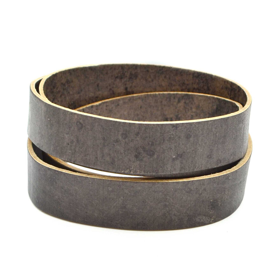 Distressed Grey- 20mm Strap Leather