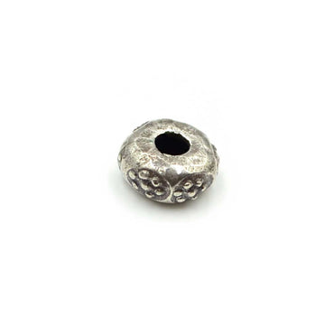 Sterling Silver Flower Donut Spacer