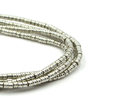Double Spacers- Silver Plate