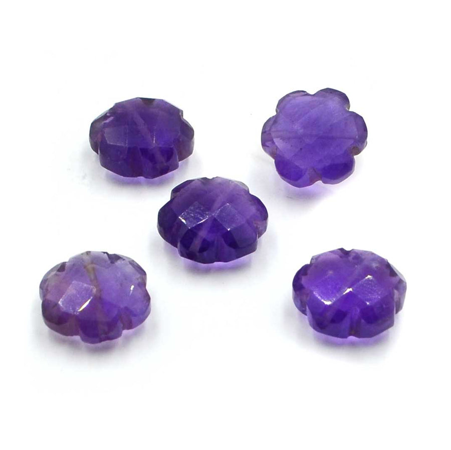 Faceted Daisy- Amethyst