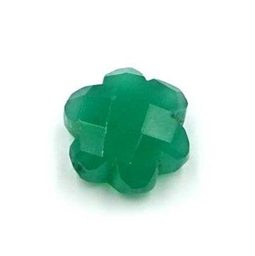 Faceted Daisy- Green Onyx