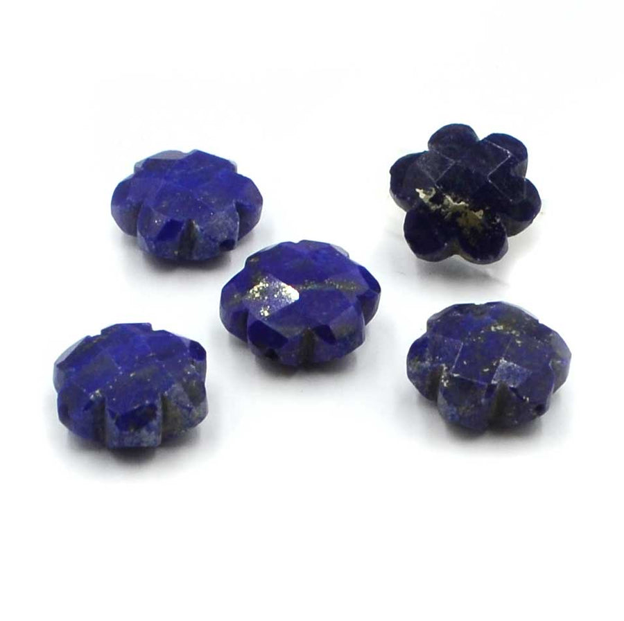 Faceted Daisy- Lapis