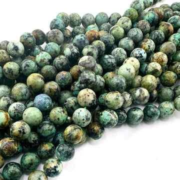 African Turquoise Faceted-10mm