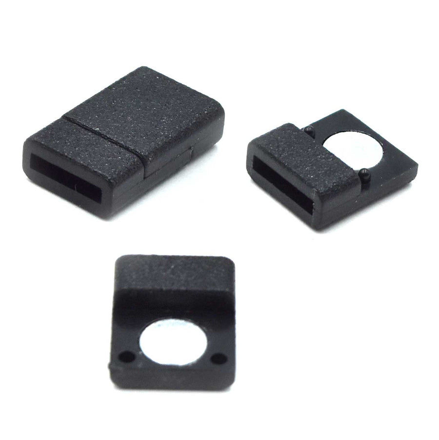 Flat Acrylic Clasp 10- Black