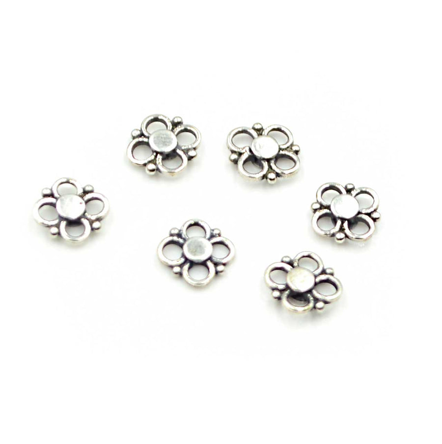 Sterling Silver Flower Link