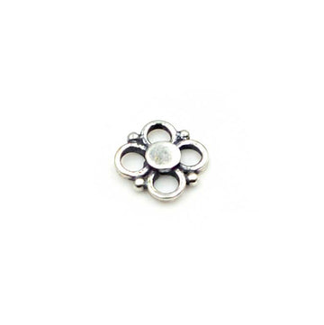 Sterling Silver Flower Link