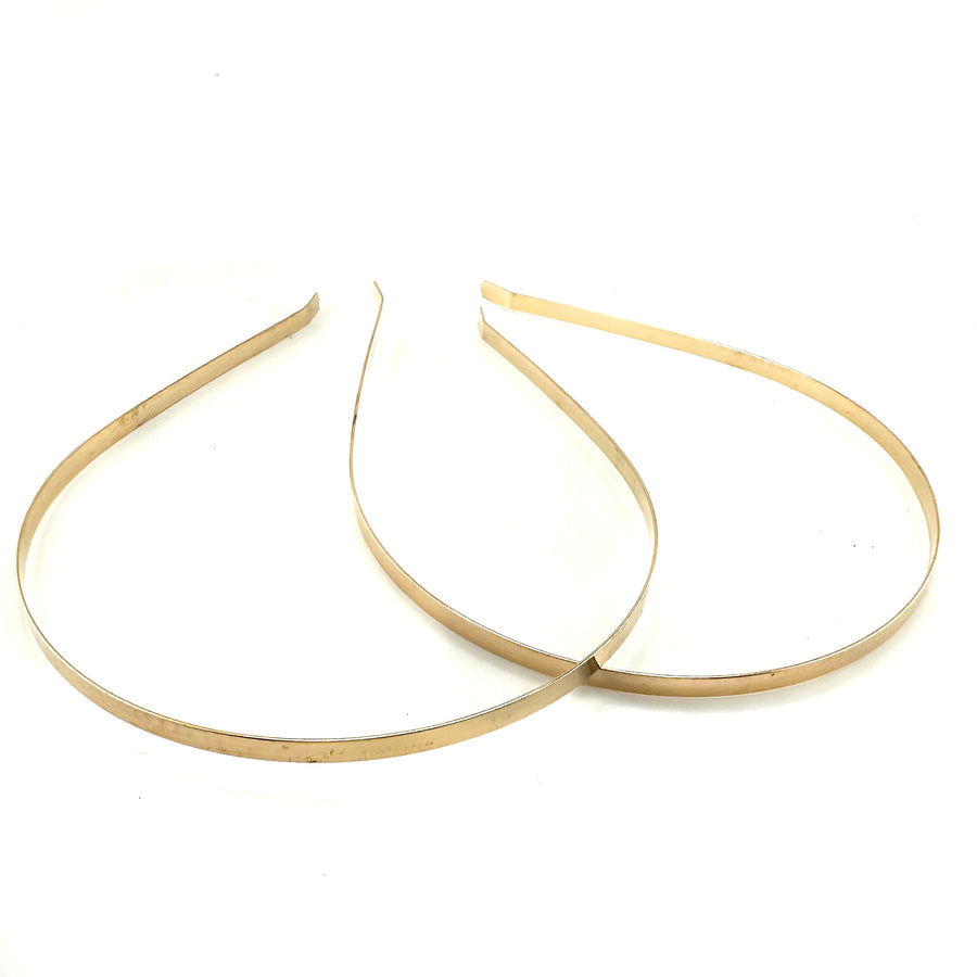 Metal Headband- Gold