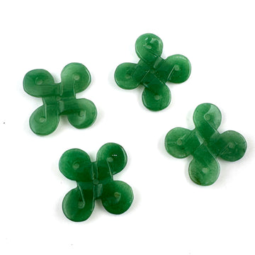 Clover Knot- Green Aventurine