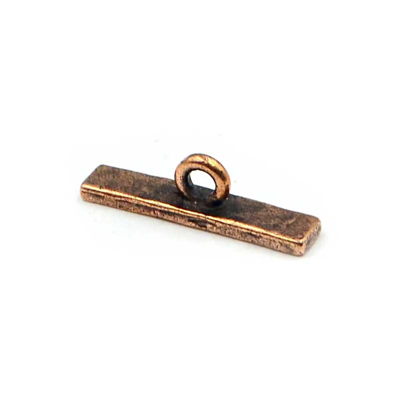 Hammered Toggle Bar- Antique Copper