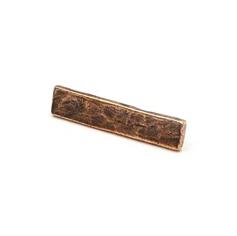 Hammered Toggle Bar- Antique Copper