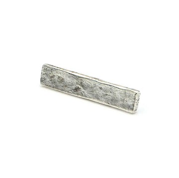 Hammered Toggle Bar- Antique Silver