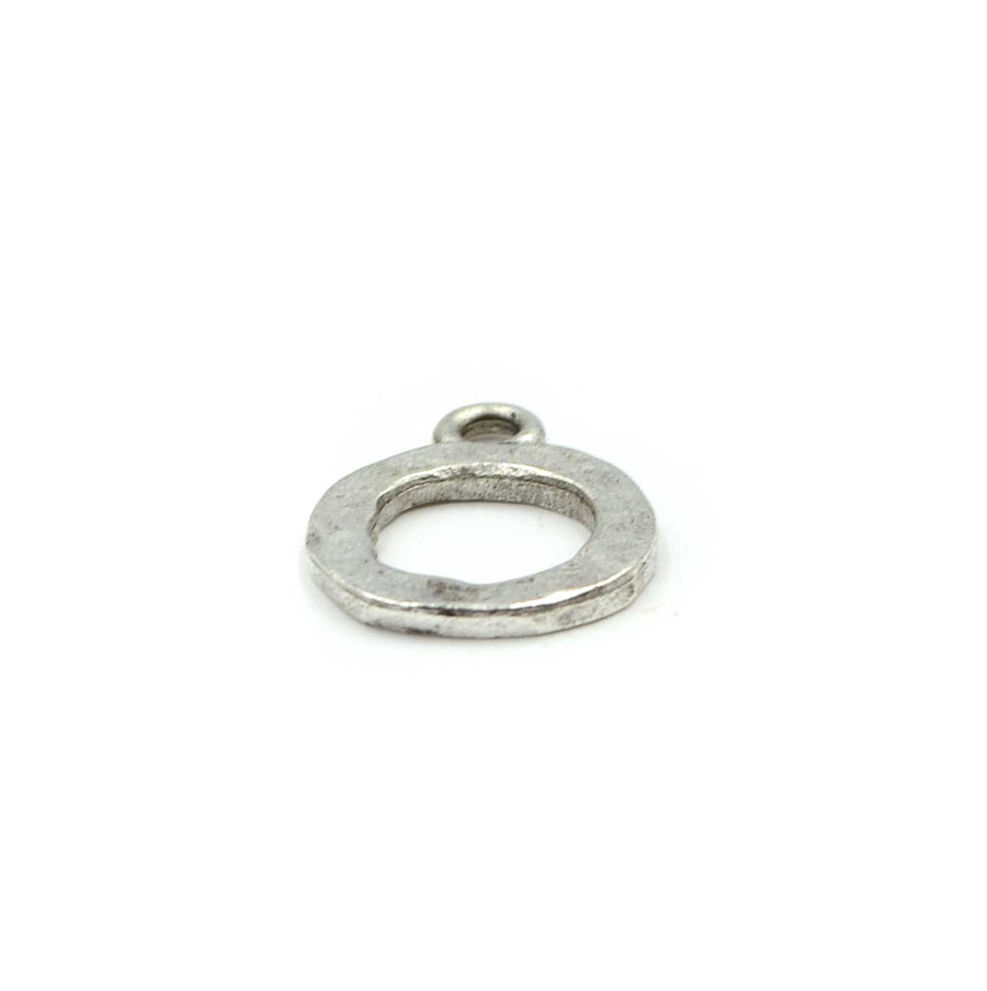 Hammered Toggle Ring- Antique Silver – Beadshop.com