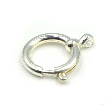 Jumbo Spring Ring- Bright Silver