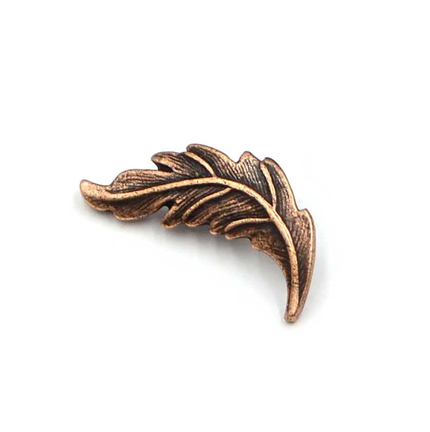 Leaf Toggle Bar- Antique Copper