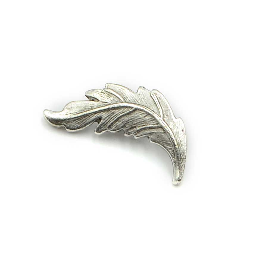 Leaf Toggle Bar- Antique Silver