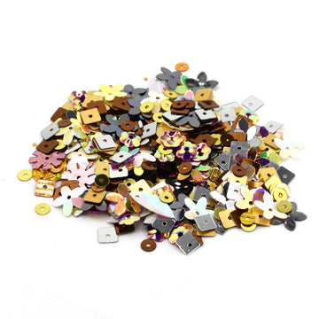 Golden Ember Custom Sequin Mix