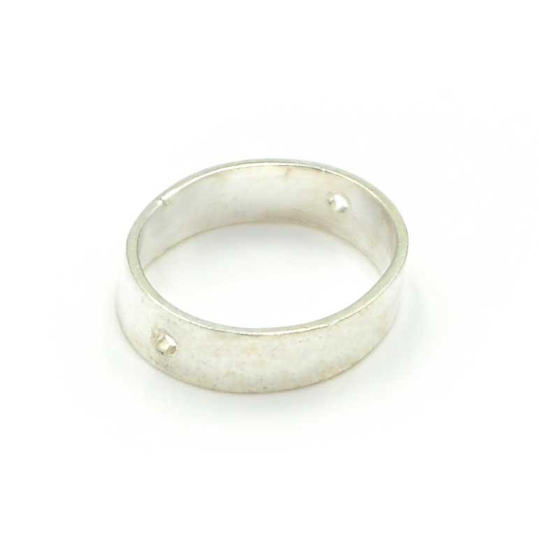 Sterling Silver Oval Bead Frame