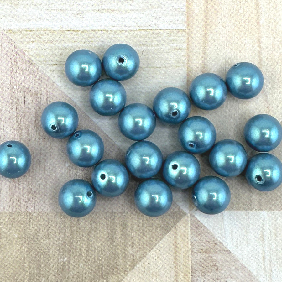 Preciosa Crystal Pearls-Pearlescent Blue – Beadshop.com