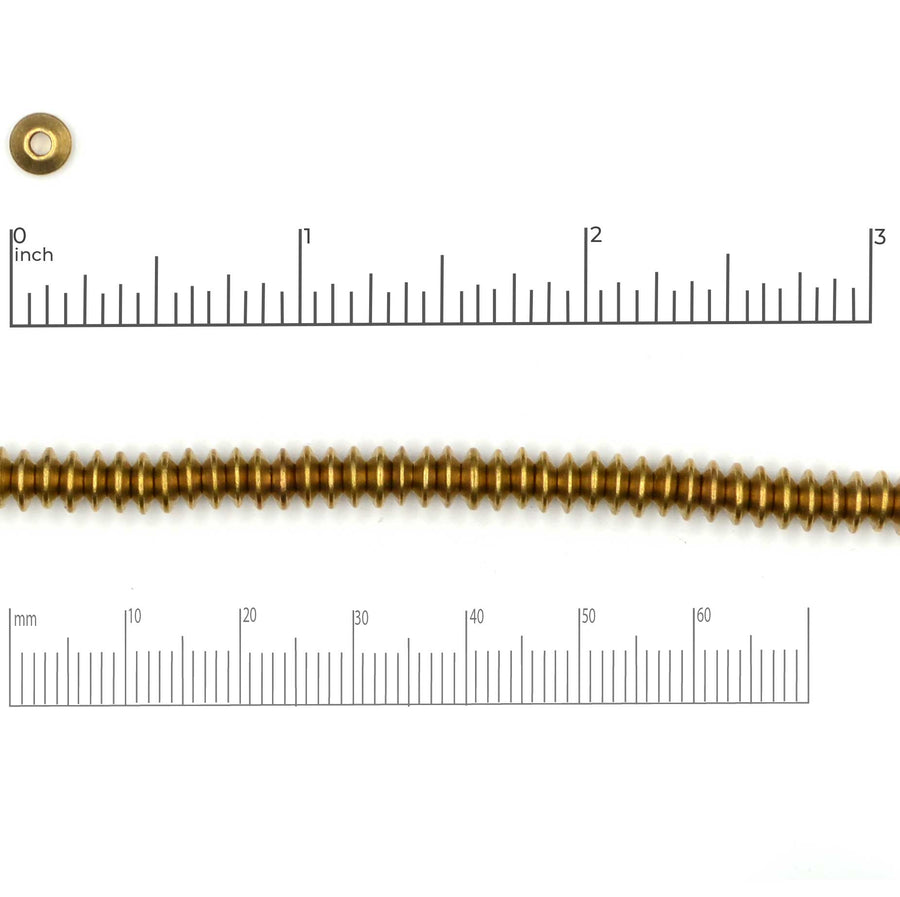 Saucer Spacers, 4mm- Copper Plate