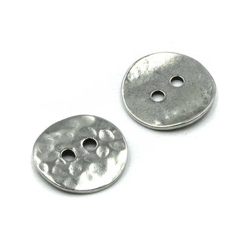 Say Cheese Button- Silver