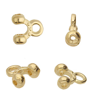 Cymbal Alona II 8/0 Bead Ending- 24kt Gold Plate
