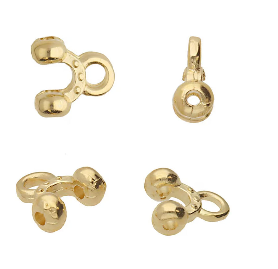Cymbal Alona II 8/0 Bead Ending- 24kt Gold Plate