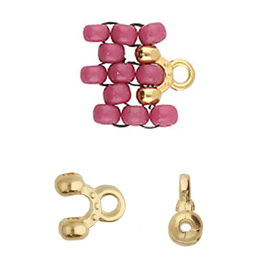 Cymbal Alona II 8/0 Bead Ending- 24kt Gold Plate