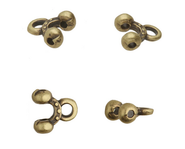 Cymbal Alona II 8/0 Bead Ending- Antique Brass