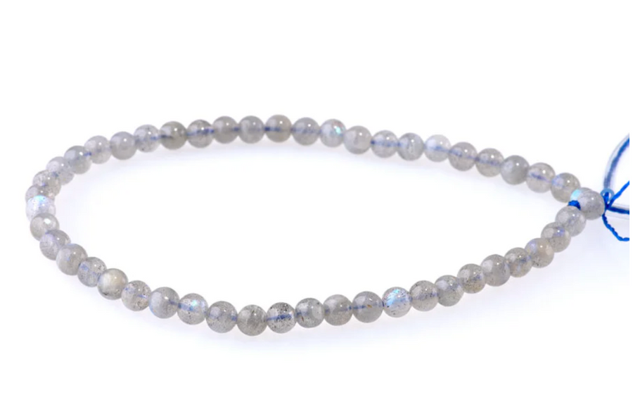 Labradorite- 4mm Rounds