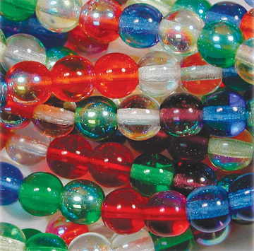 8mm Druk- Rainbow Mix