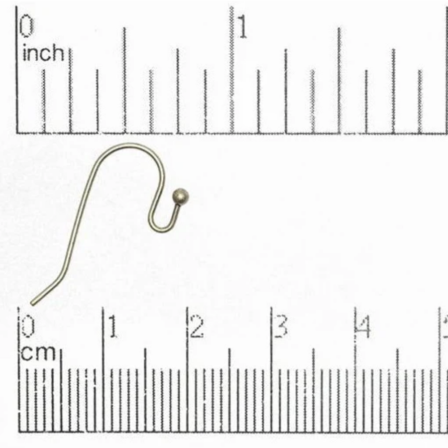Antique Brass French Ear Wires (3 pair)