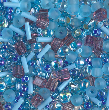 Miyuki  Multi Bead Mix- Aqua Shimmer