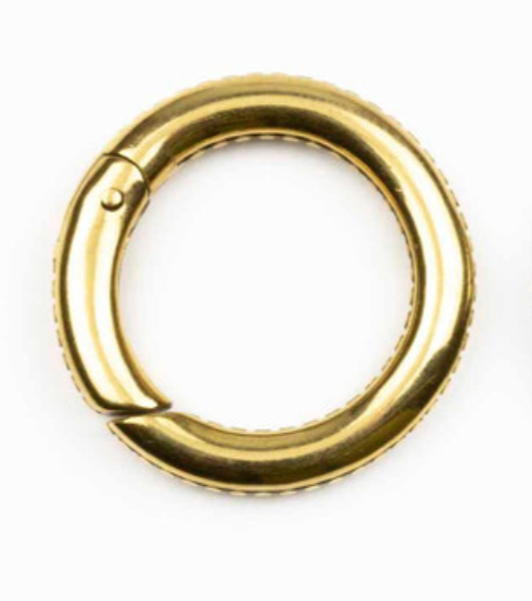 Dot Dot Push Clasp-Antique Gold