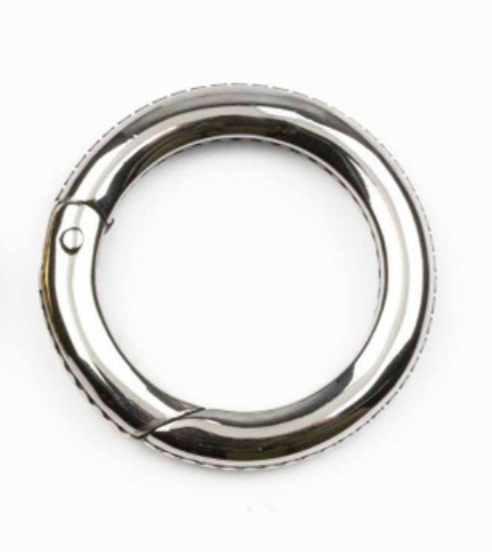 Dot Dot Push Clasp-Antique Silver