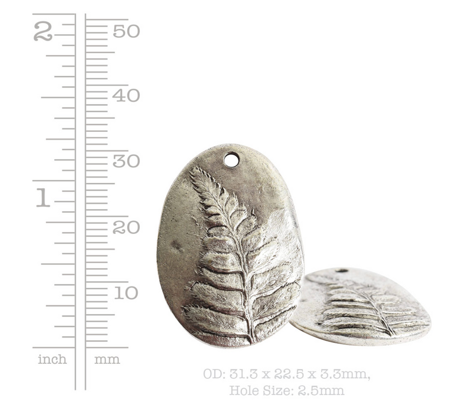 Large Fern- Antique Gold