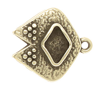 Cymbal Kipos II GemDuo Bead Ending- Antique Brass