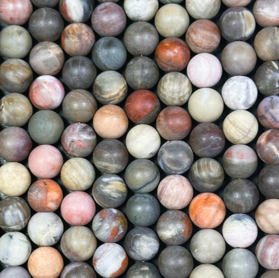 Matte Porcelain Jasper-10mm
